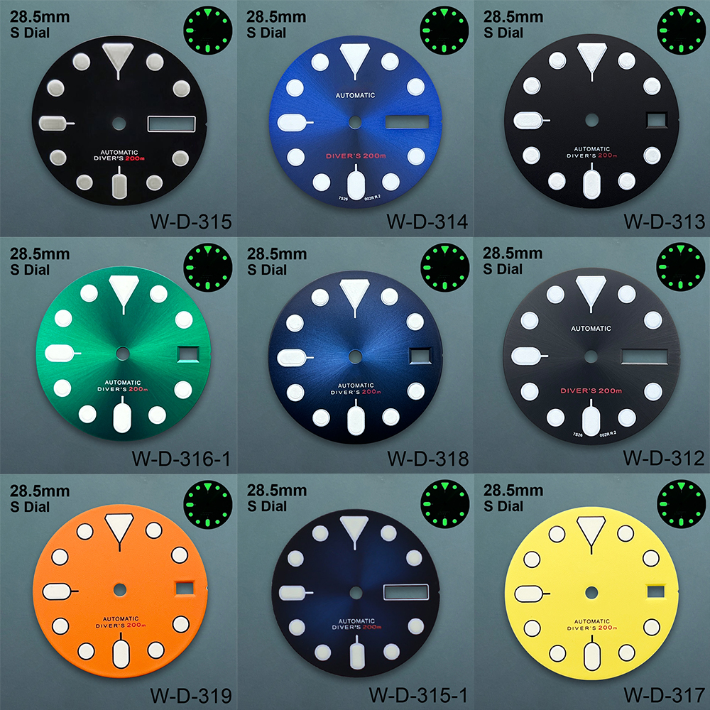 Reel Case - 28.5mm S Logo Dial Fit NH35/NH36/4R36