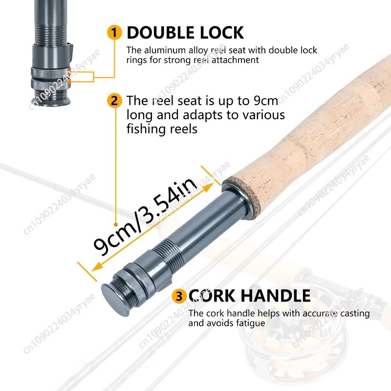 Fly Reel - 8 Fan Premium Fly Fishing Combo