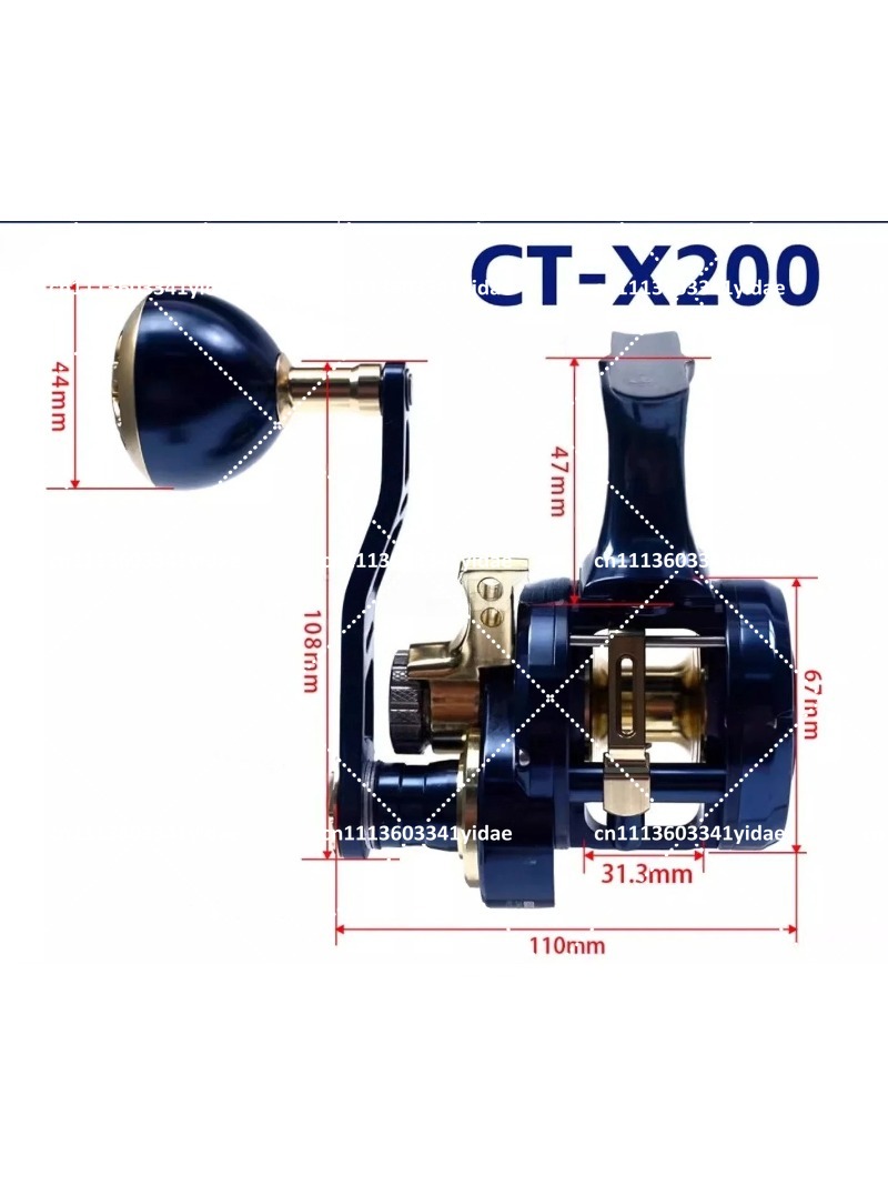 All-Metal Sea Fishing Drum Ree - Trolling Reel review and price