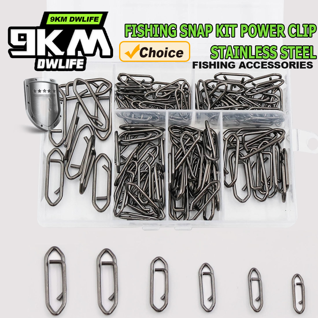 9KM Fishing Snap Kit 110pcs Po - Baitcasting Reel review and price