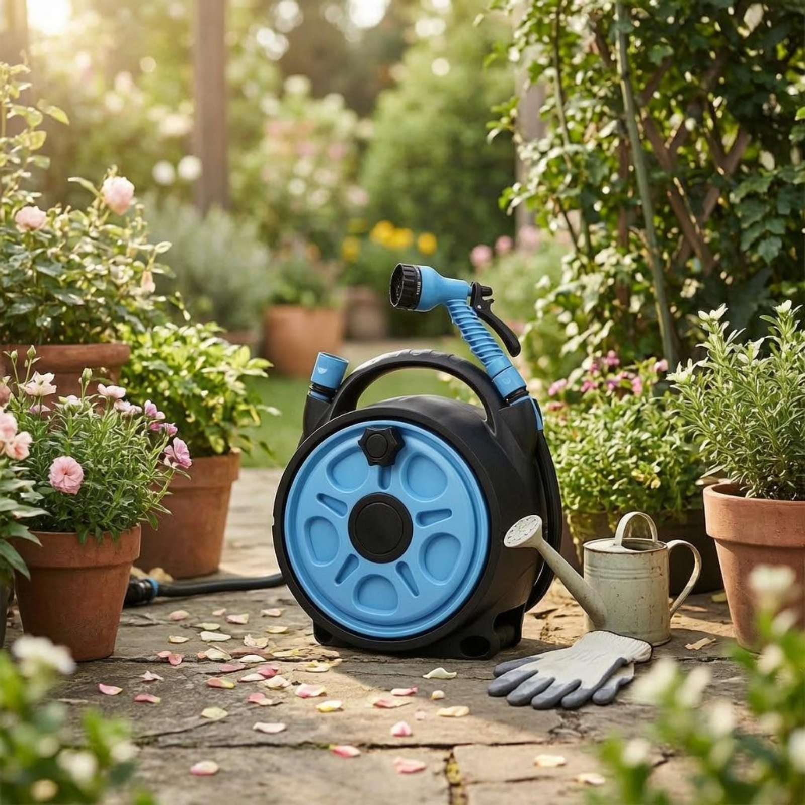 Hose Reel Sprayer Portable Car - Reel Handle review and price